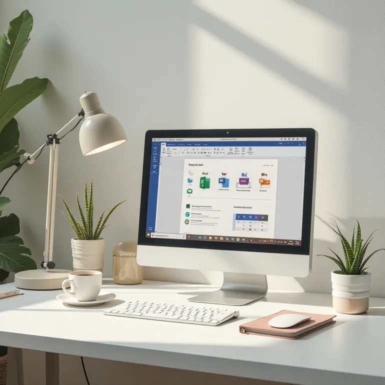 Workspace featuring micosoft 365 apps
