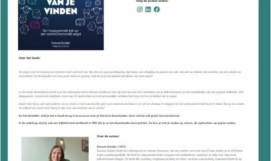 Bestel bij de auteur rechstreeks boeken kopen portfolio webburo spring verticaal 1