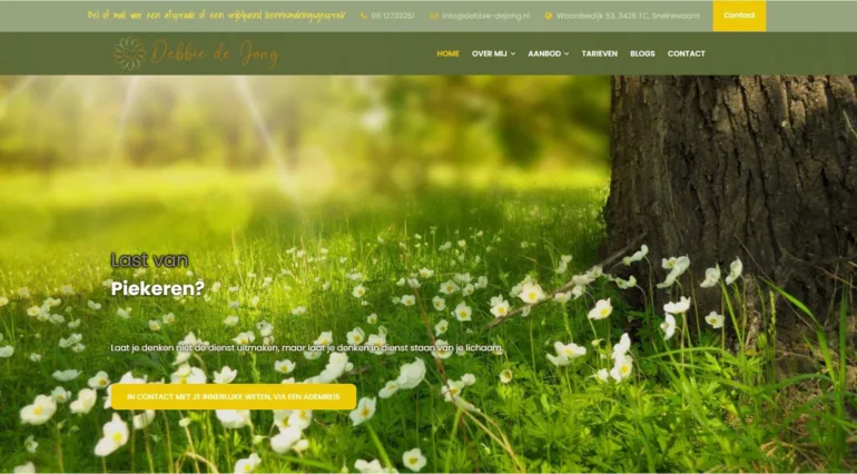 Debbie dejong ademcoach portfolio horizontaal 1 webburo spring