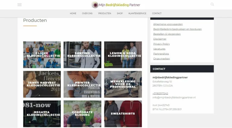 Mijnbedrijfskledingpartner Portfolio Webburo Spring Horizontaal 2