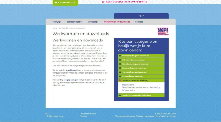 Stichting JLC portfolio webburo spring horizontaal 1