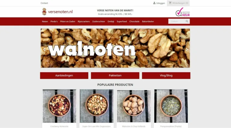 Versenoten Portfolio Webburo Spring Horizontaal