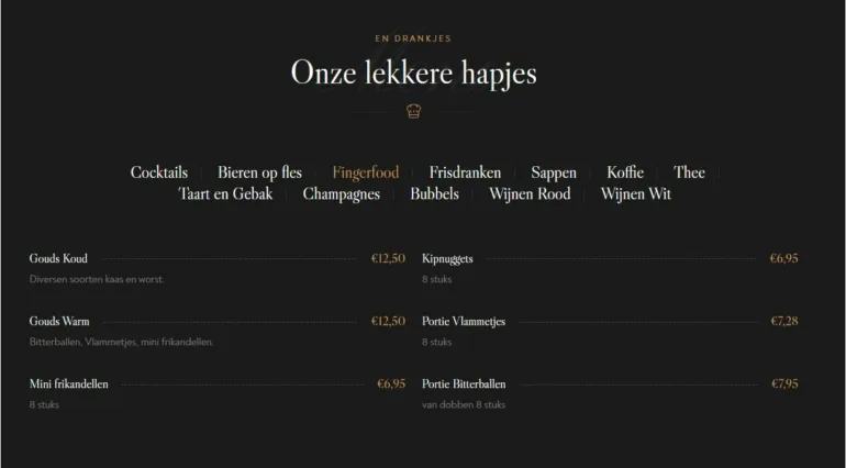 Cafe loungebar XOXO Gouda portfolio webburo spring horizontaal 2