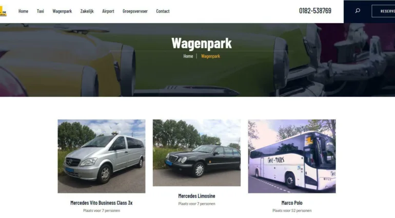 Taxi one portfolio webburo spring horizontaal 2