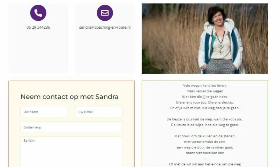 Coaching en route portfolio verticaal 2 webburo spring