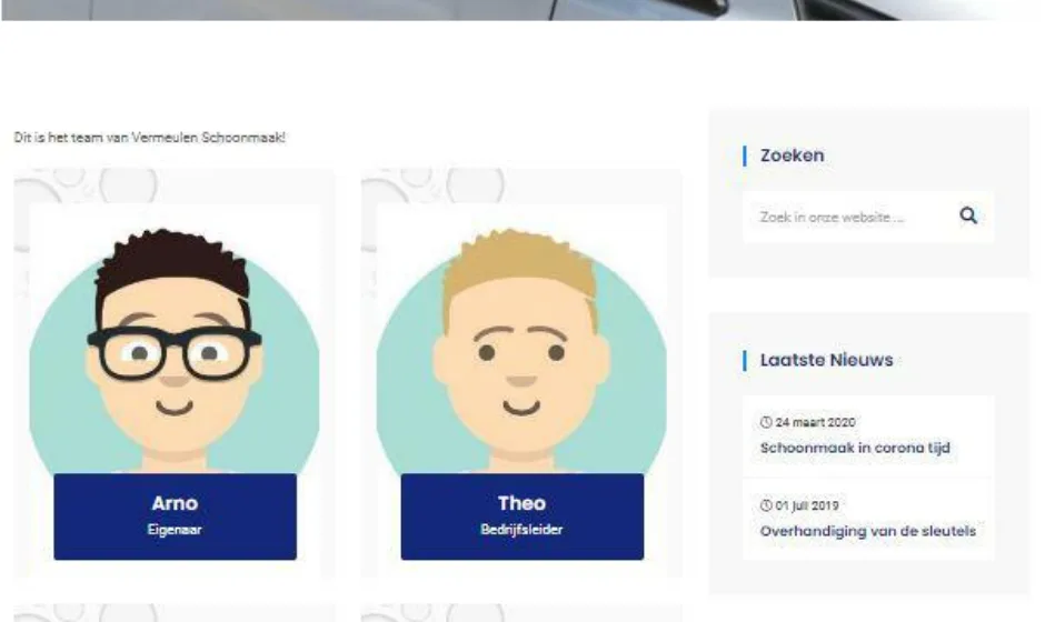 A vermeulen schoonmaak bv portfolio webburo spring verticaal 2